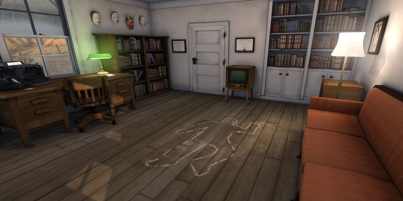 One of the main rooms of the house in the game Dead Secret