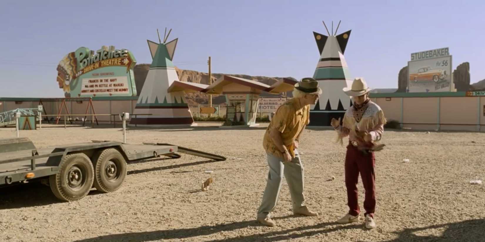 Marty and Doc at the Drive-In Theater, Back to the Future Part 3