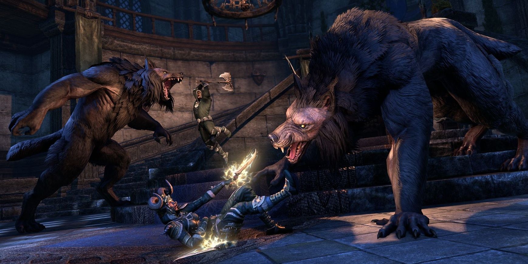Elder Scrolls Online Hardest Bosses Ranked Werewolf Stoneskin Minotaur Wuyuvus