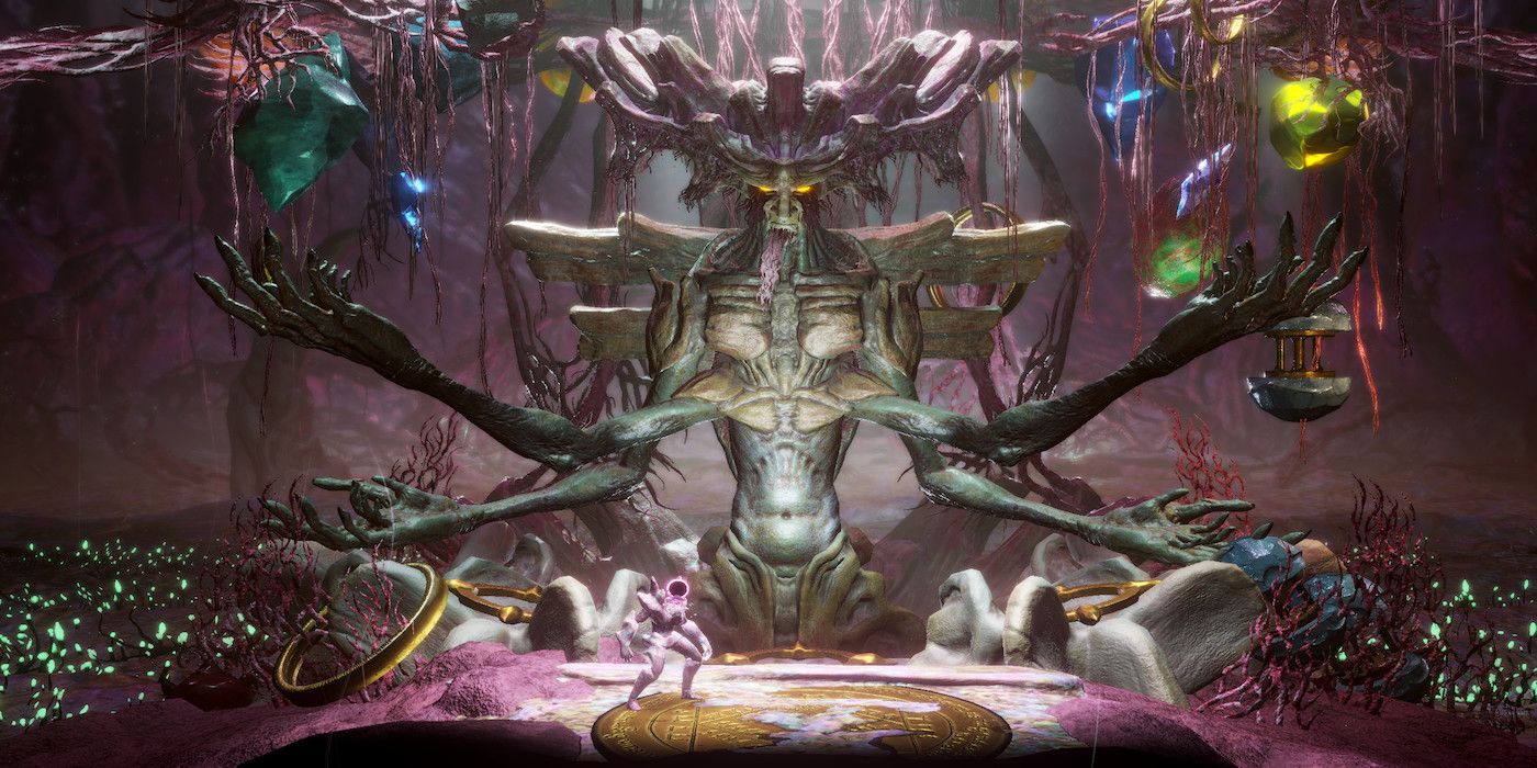 A screenshot from the game GRIME