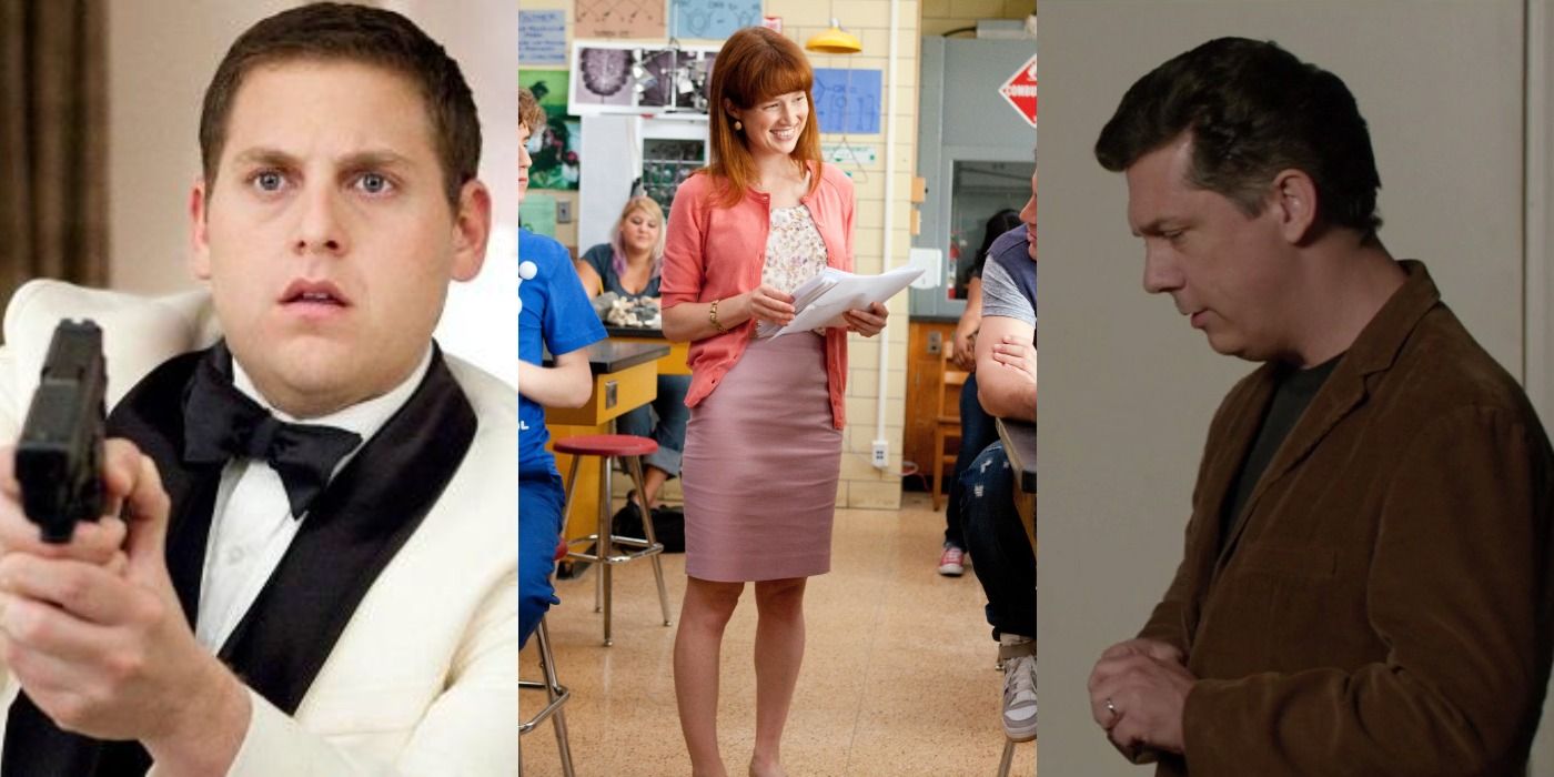 Jonah Hill Chris Parnell and Ms. Gibbs in 21 Jump Street.
