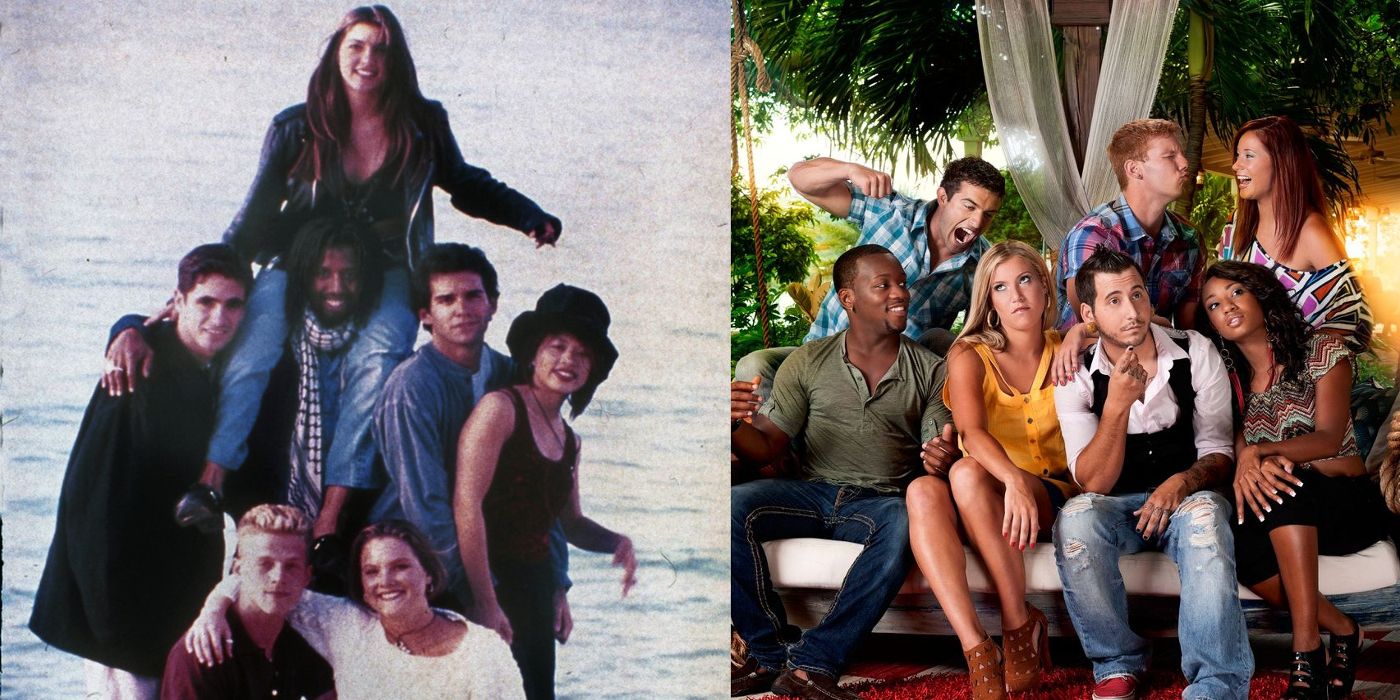 The Real World San Francisco and Boston cast pose side by side