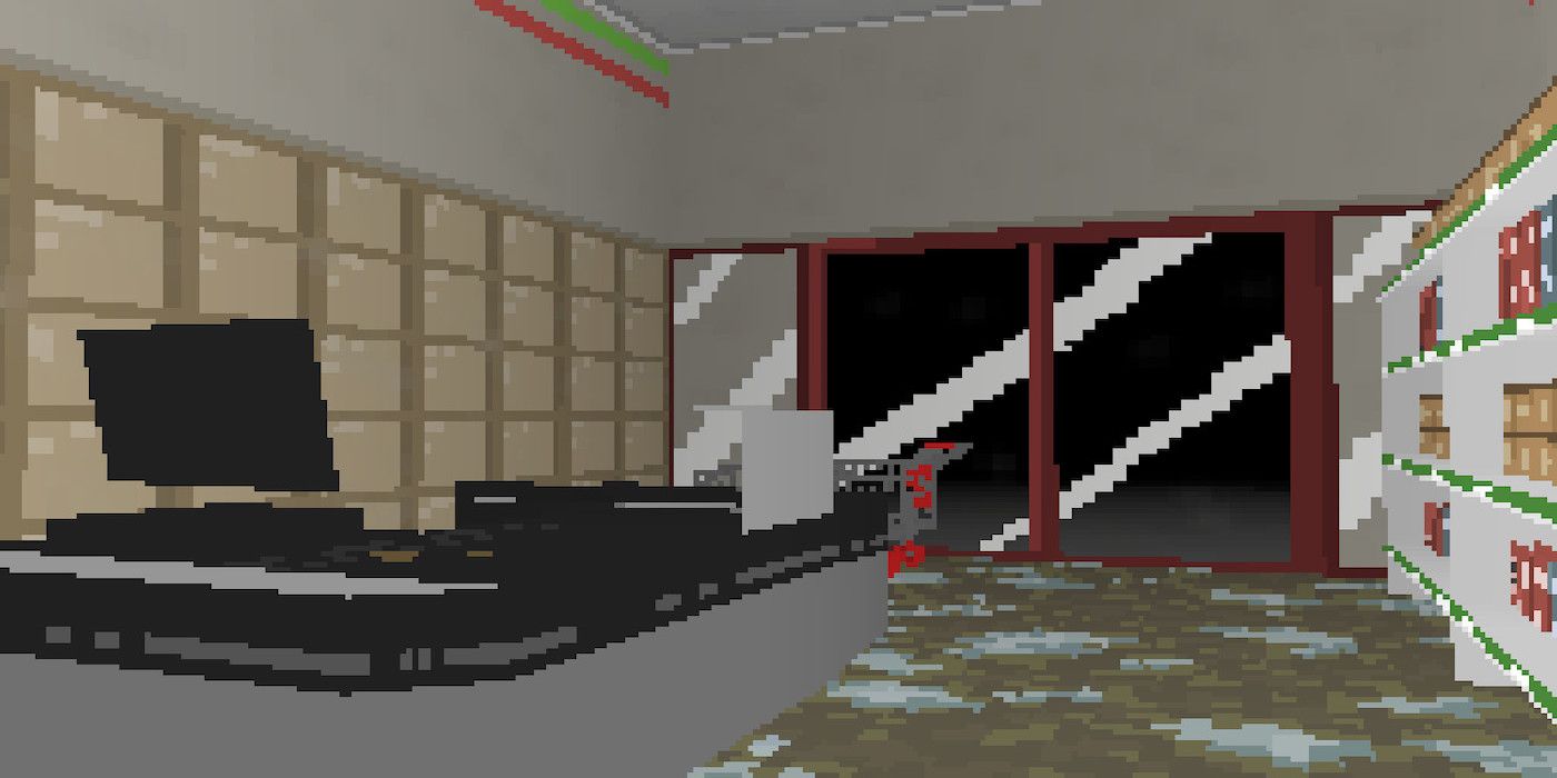 One of the ominous areas in the metahorror game IMSCARED: A Pixelated Nightmare
