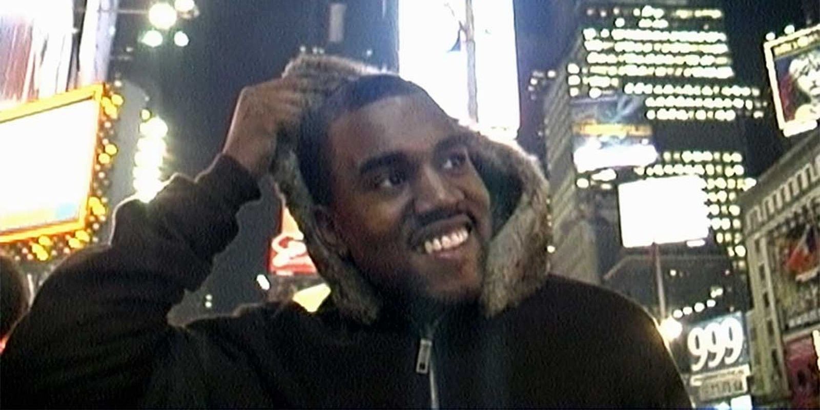 Kanye West walks through a city in footage from jeen-yuhs: A Kanye Trilogy