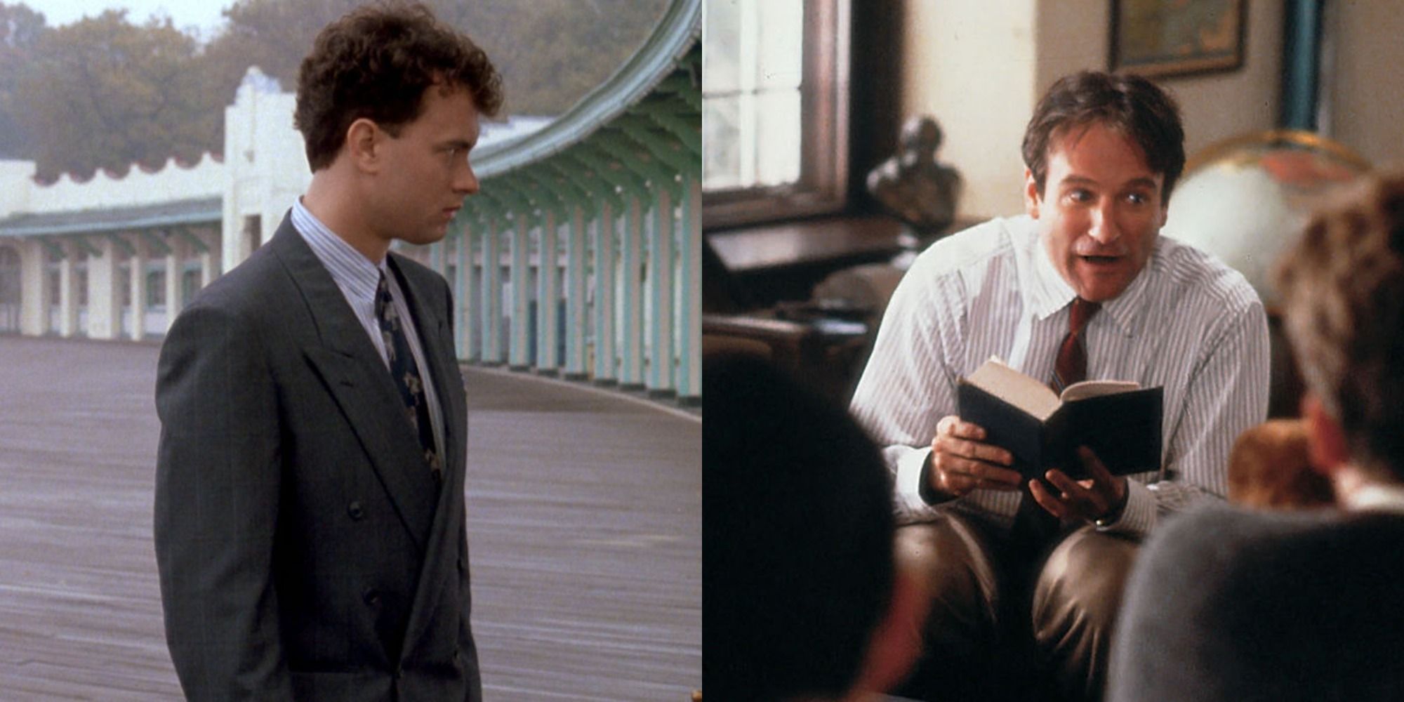 Tom Hanks in Big and Robin Williams in Dead Poets Society