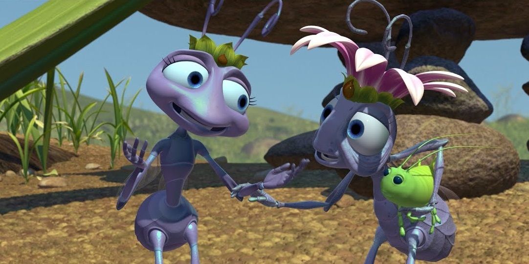 The queen talks to her daughter in A bug's life