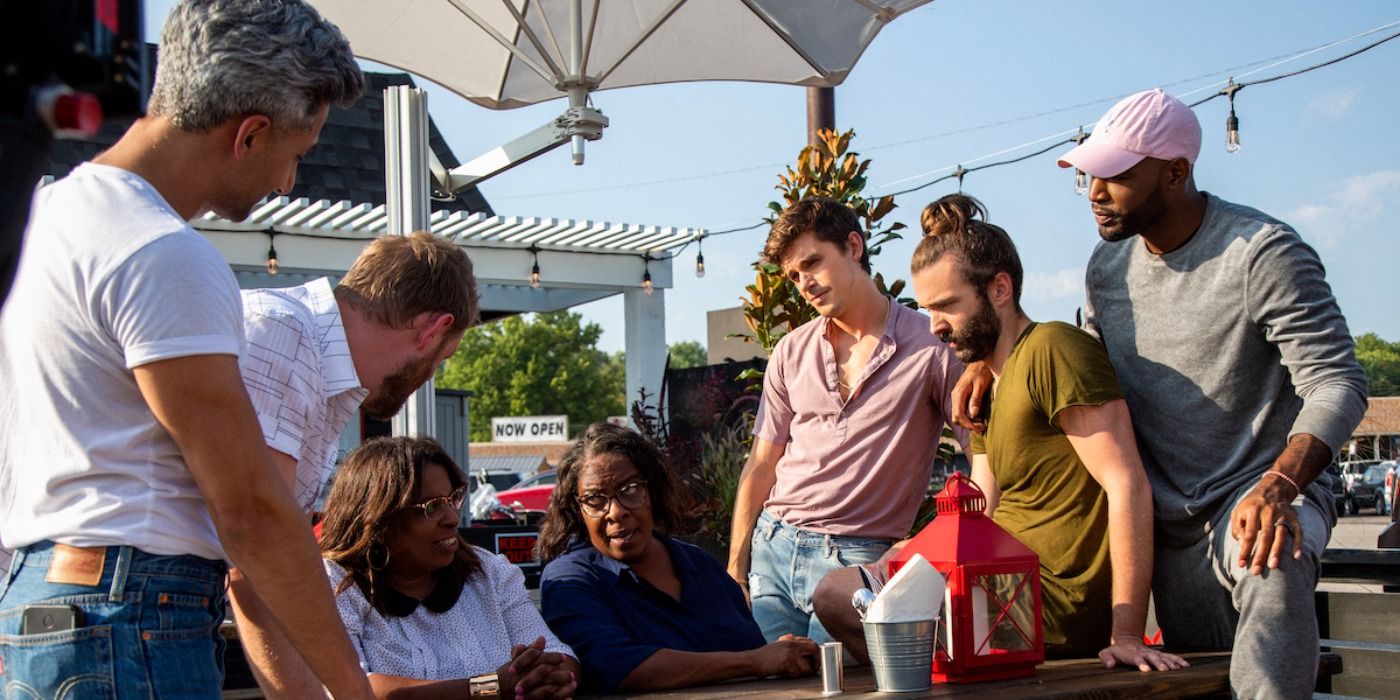 The Fab Five at Jones BBQ in Queer Eye
