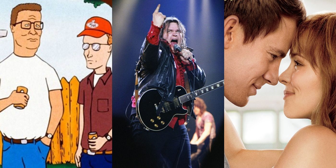 Split image of King of the Hill, Meat Loaf and The Vow