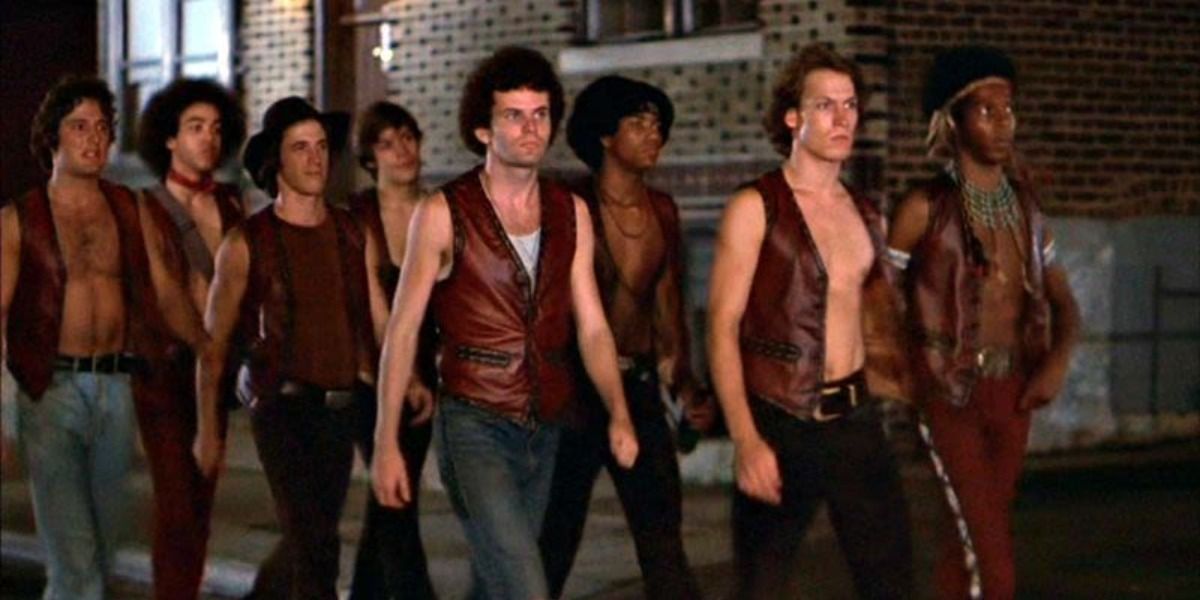 the warriors gang walking at night in the warriors.