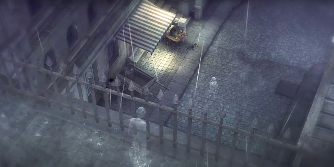 A screenshot from the PS3 game Rain