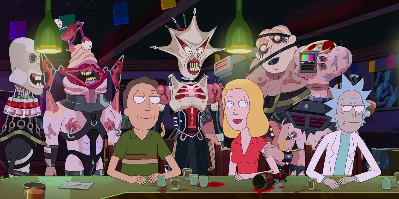 Rick & Morty Spoofs The Addams Family Problem In The Most Extreme Way Possible