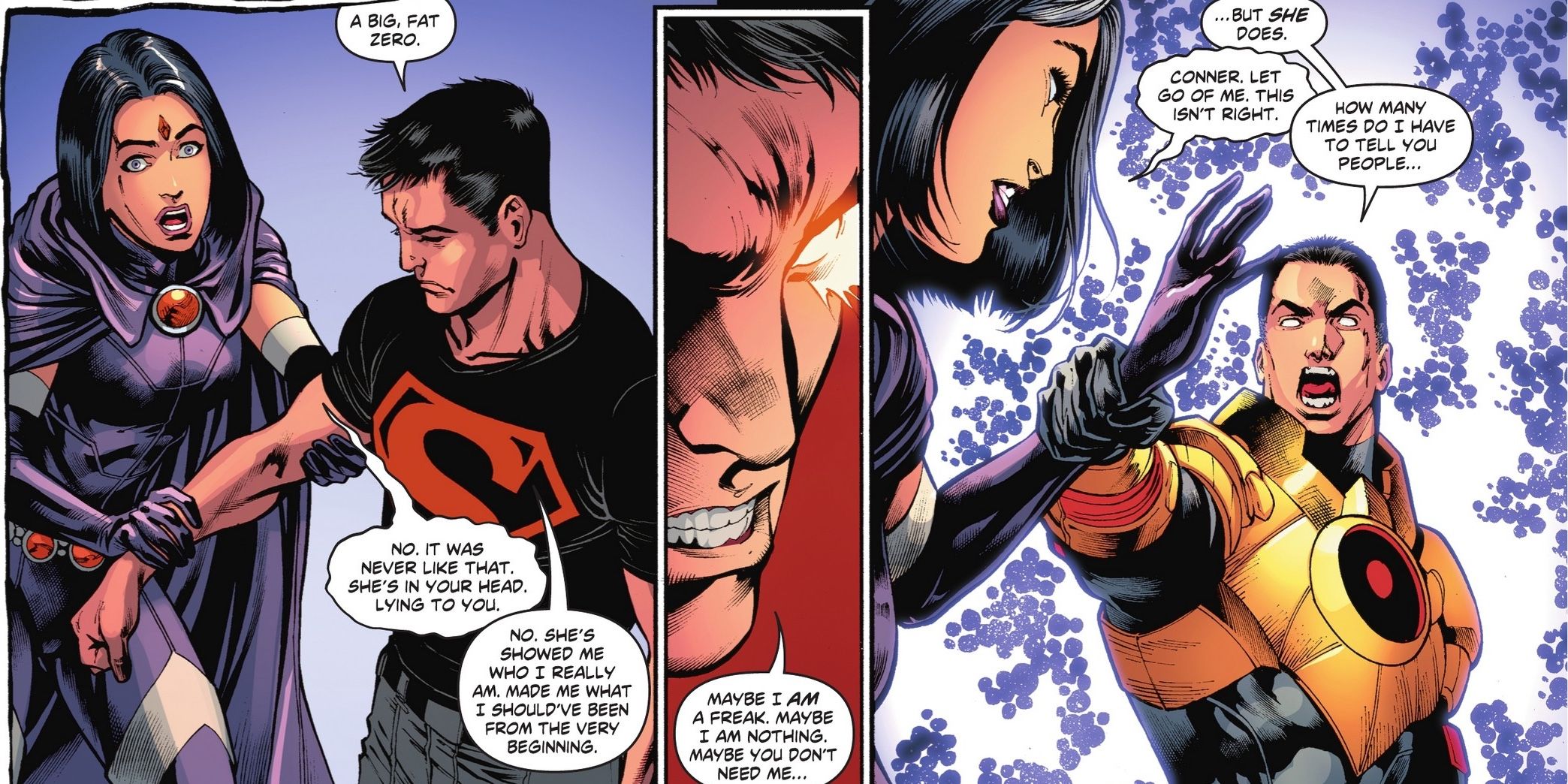 Superboy as Black Zero