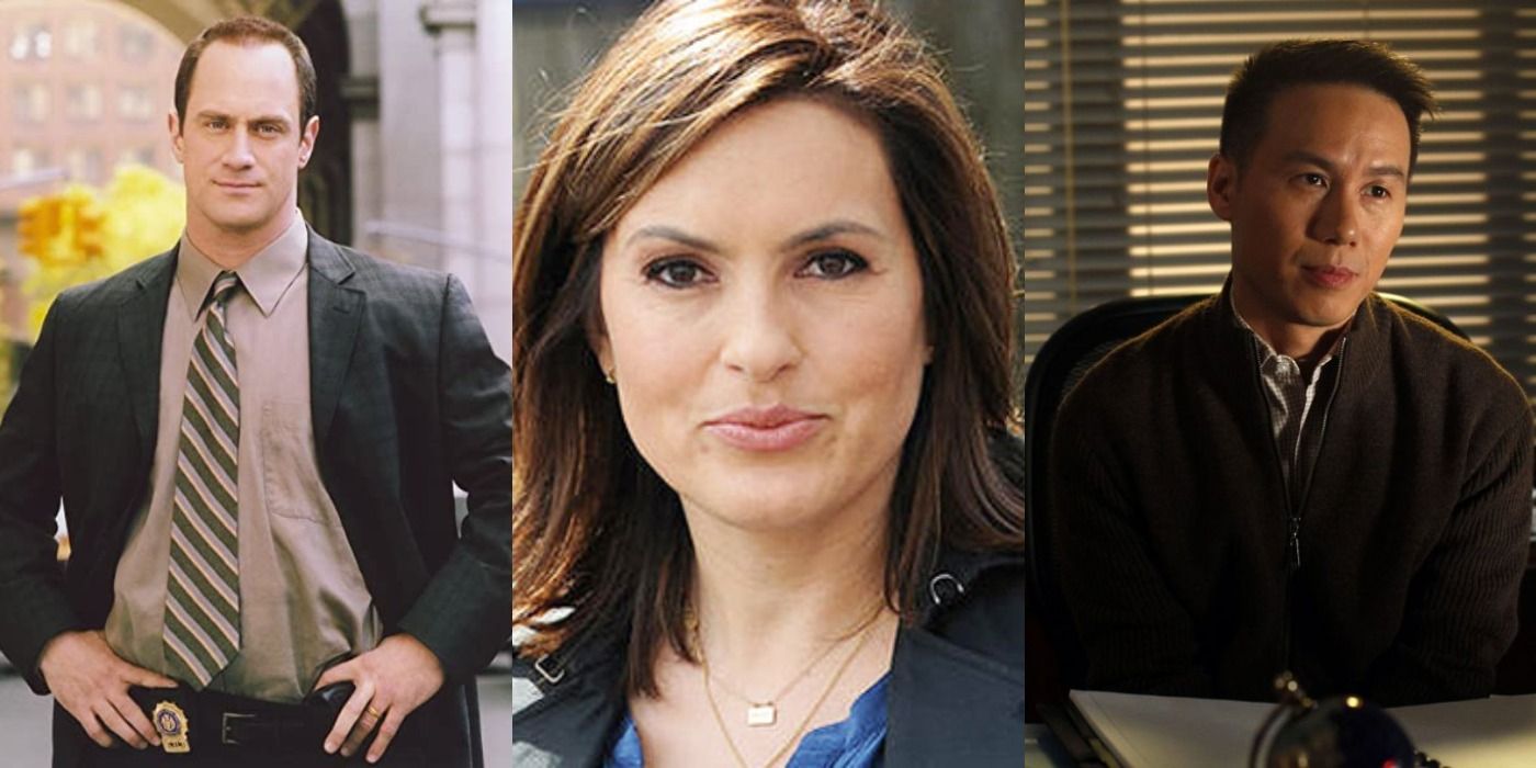 Split Screen of Benson, Stabler, and Huaung on Law and Order: SVU.