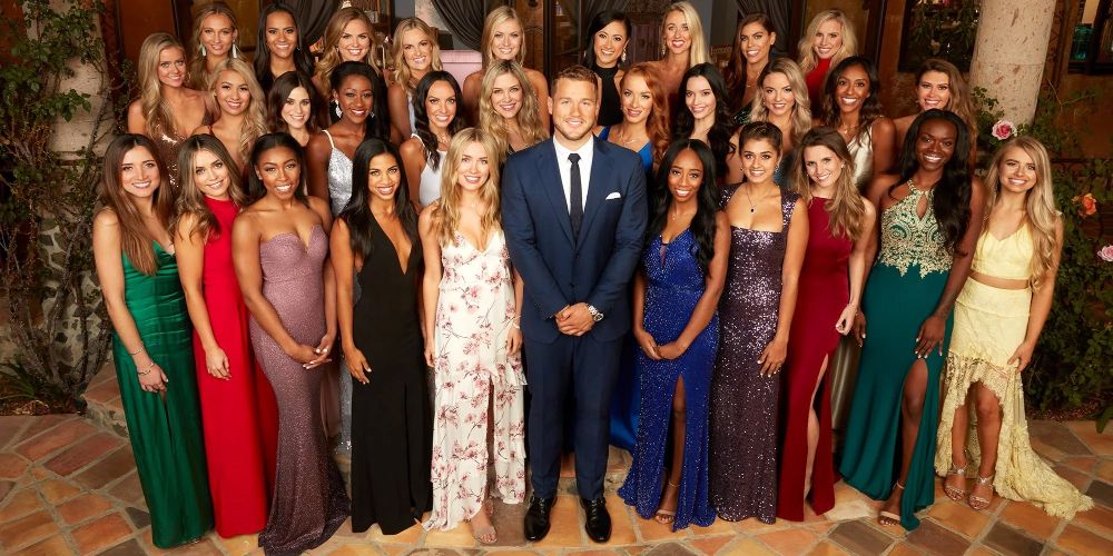 The cast of The Bachelor season 23 poses together