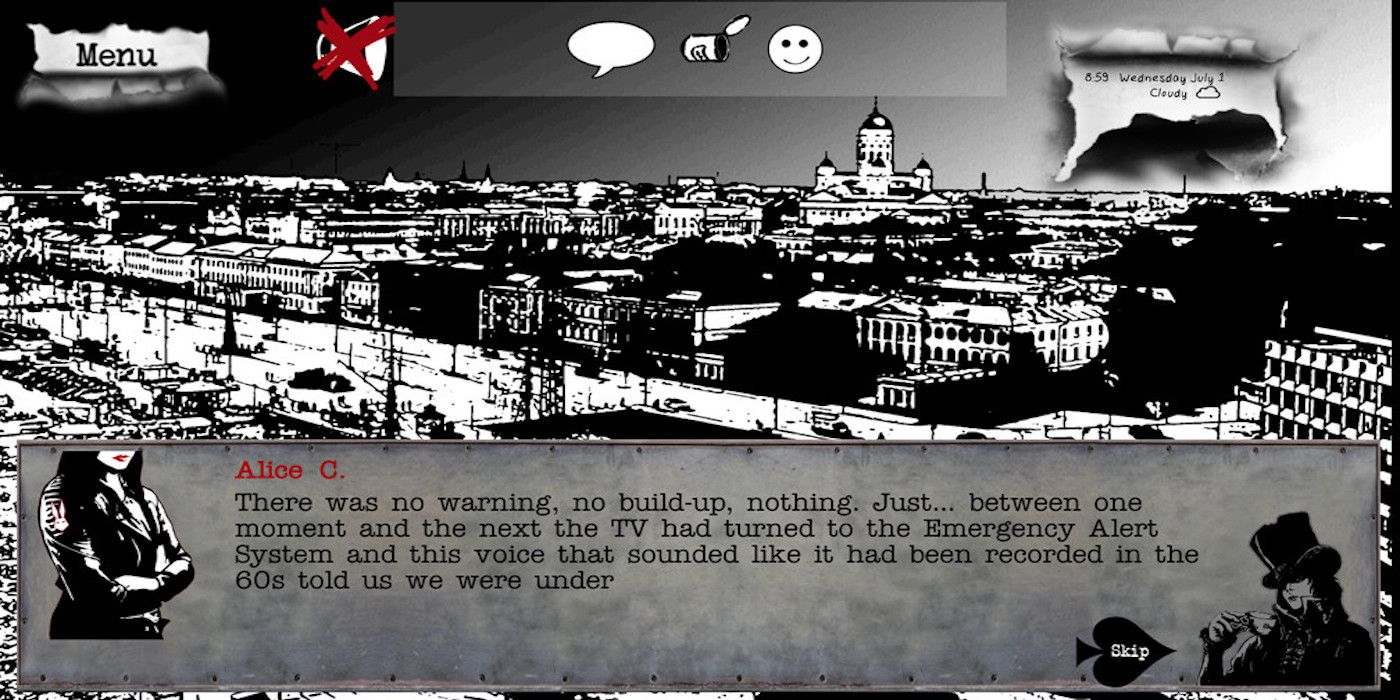 A screenshot from the game The Bottom of the Well