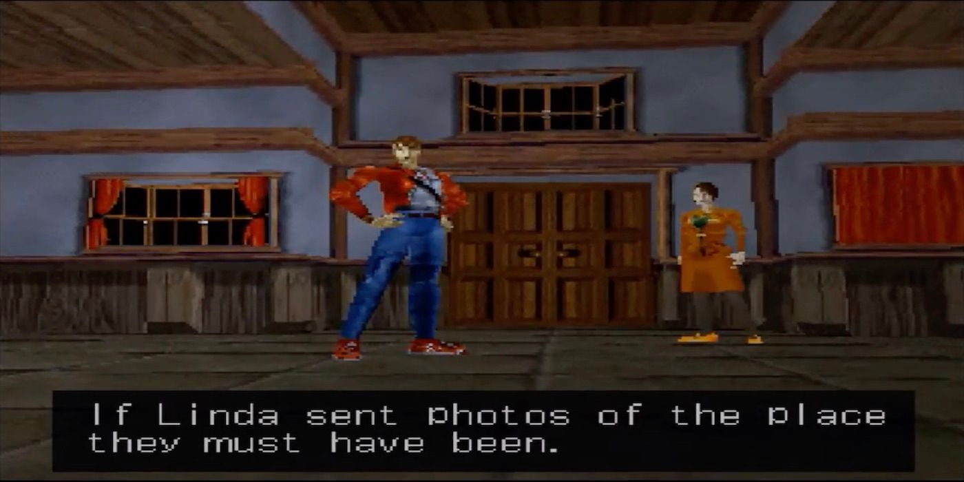 A screenshot from the opening cutscene of the survival horror game The Note