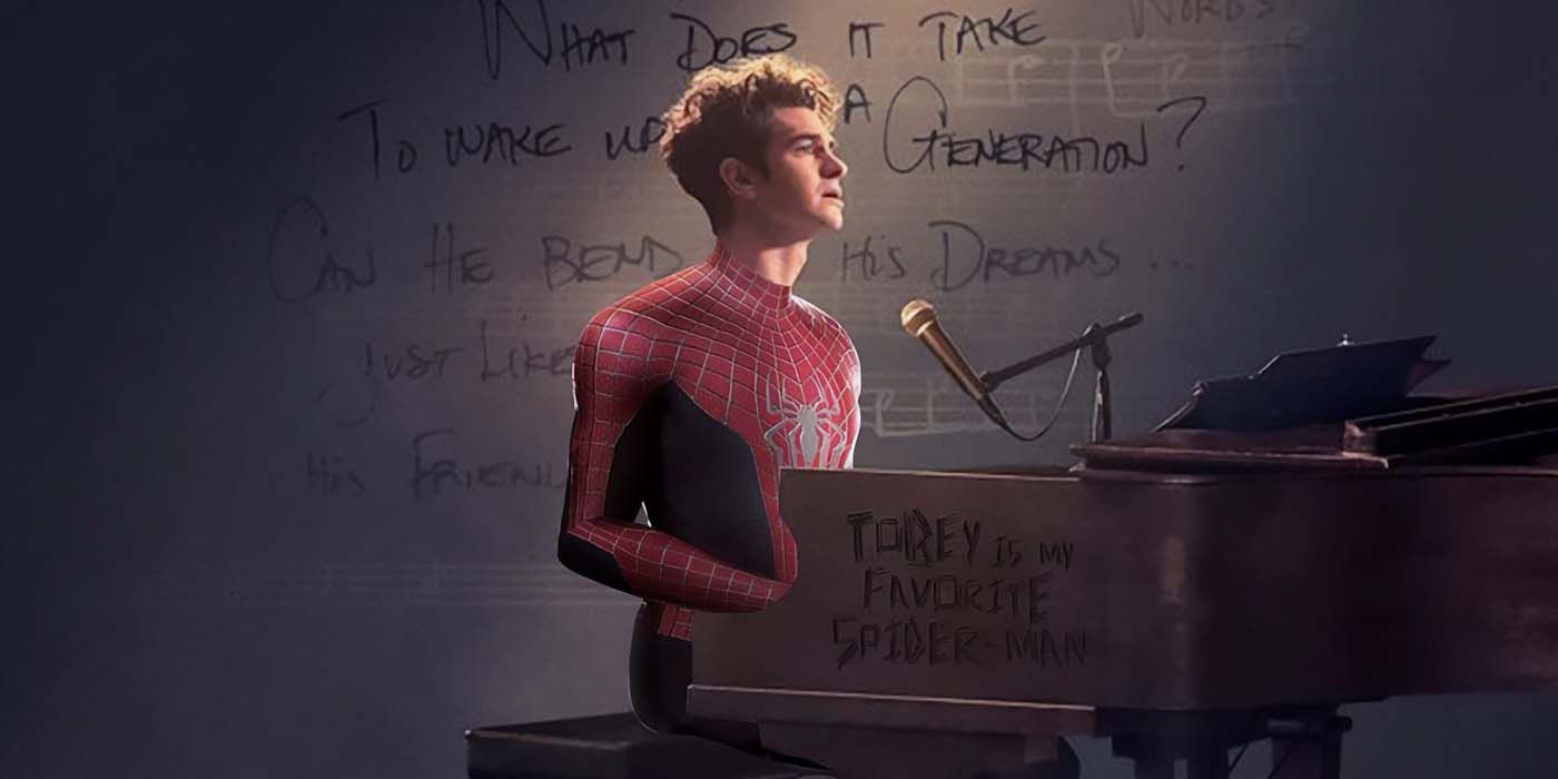 tik tik boom spiderman andrew garfield art