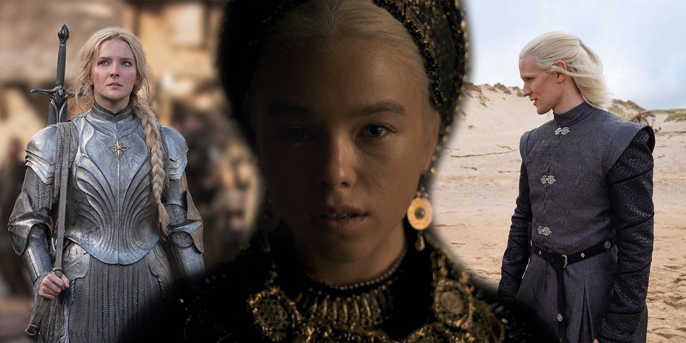 Rhaenyra Targaryen, Daemon Targaryen and Galadriel
