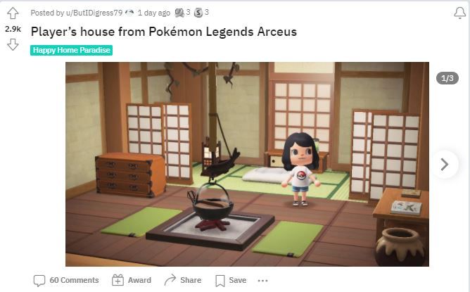 ACNH Pokemon Legends Arceus House