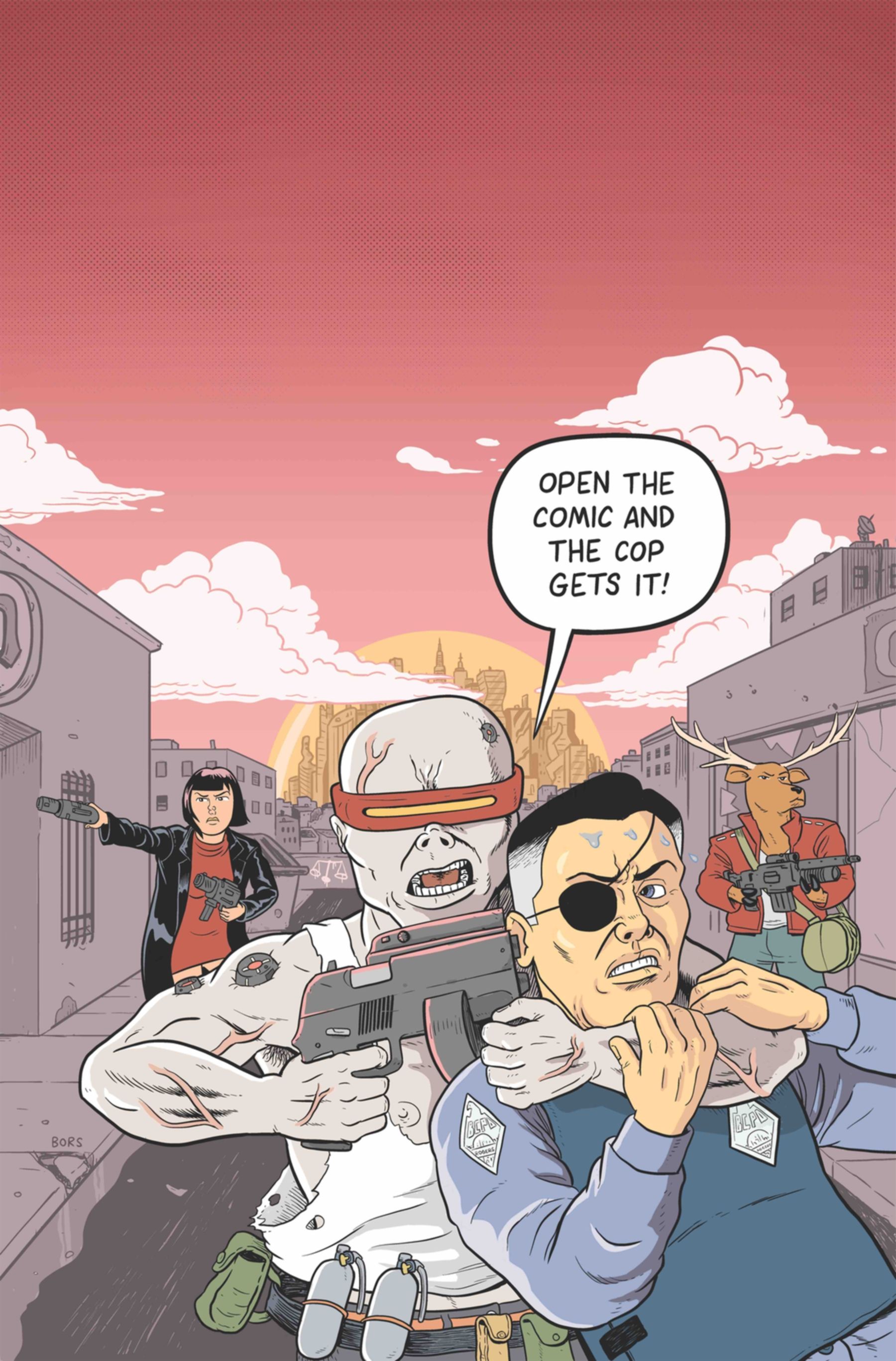 Ultra-Violent Satire Justice Warriors Is RoboCop for 2022