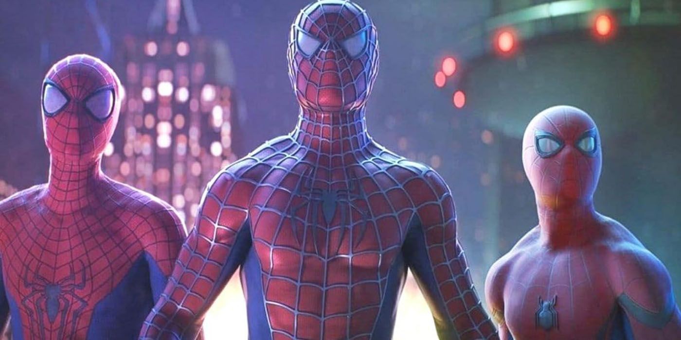 All 3 Spider Man characters in No Way Home