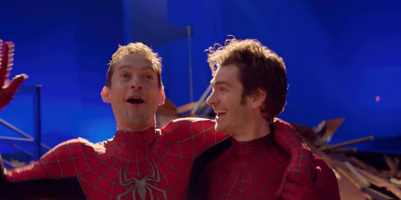Spider-Man: No Way Home - Andrew Garfield & Tobey Maguire On Set