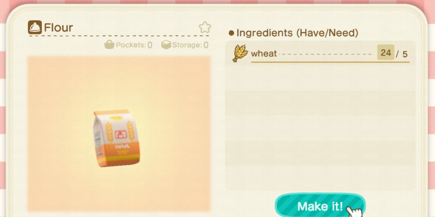 Animal Crossing: How to Get More Flour (& What It's For)