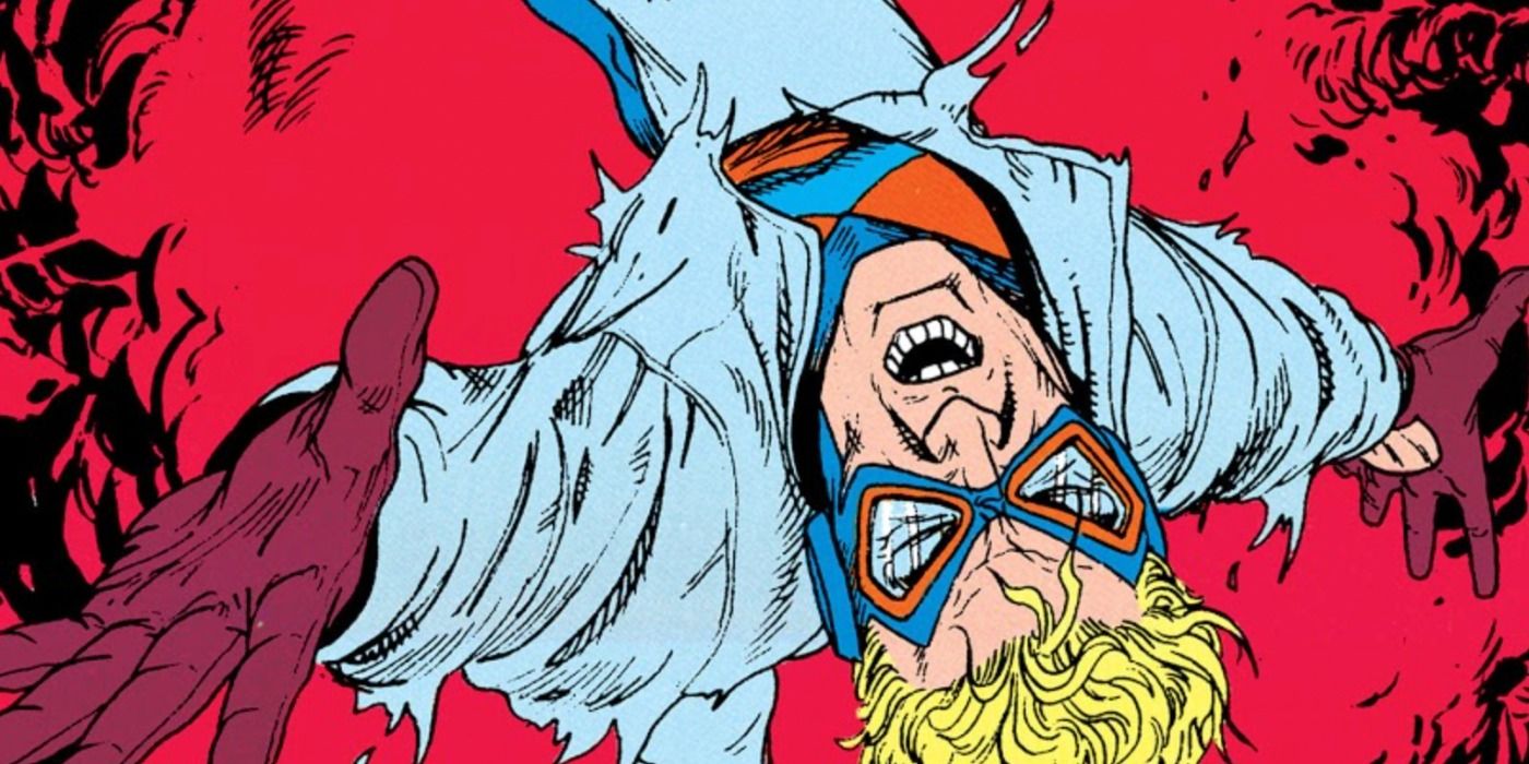 Animal Man falls in DC Comics.