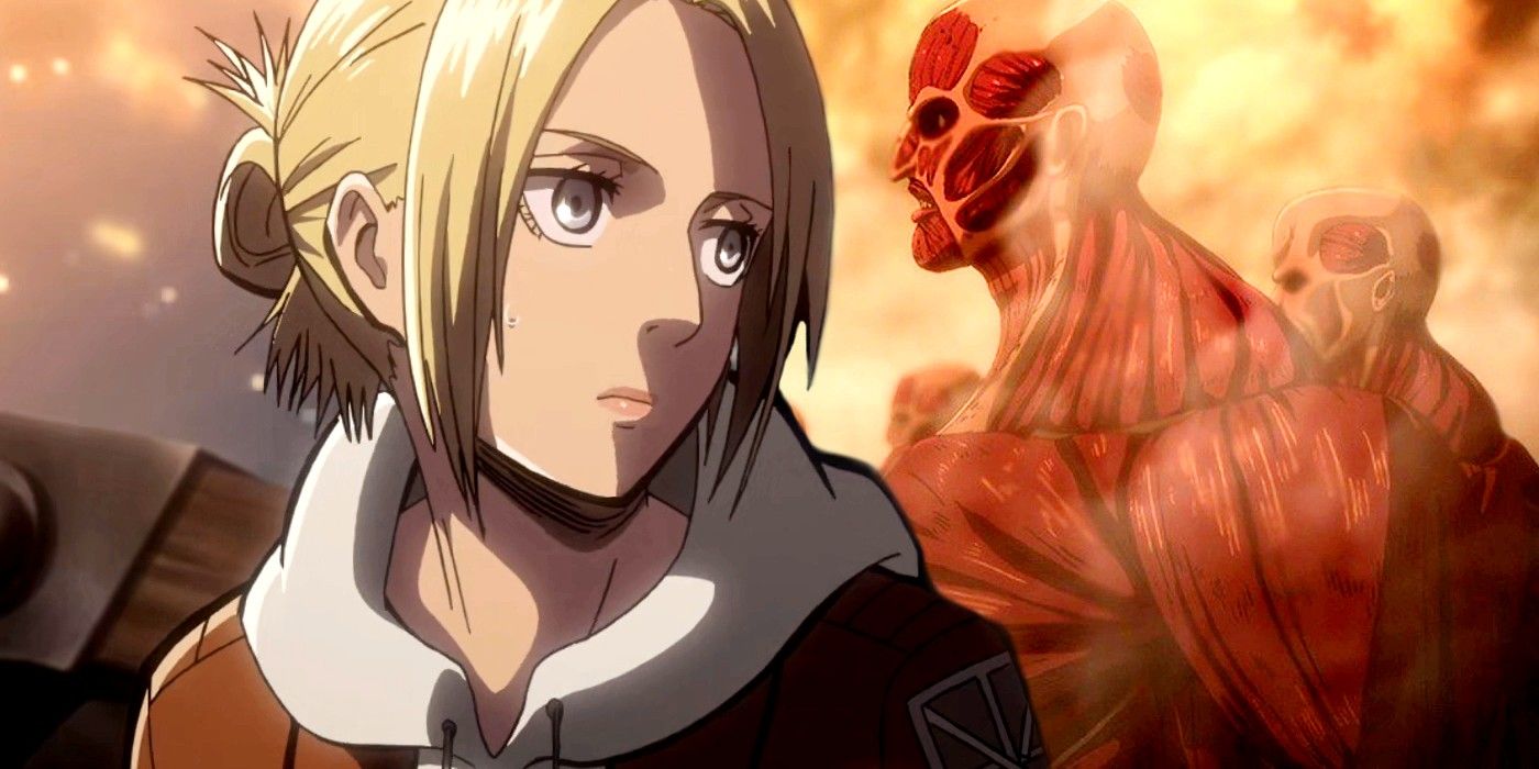 Annie and Wall Titans in Attack on Titan