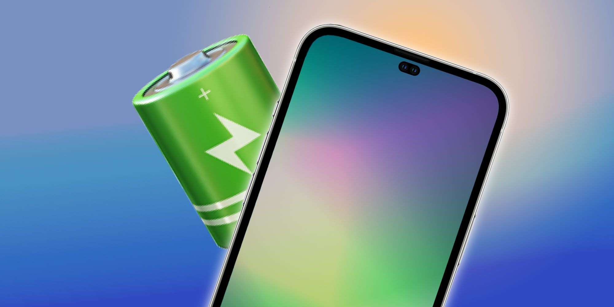 Apple iPhone 14 Render With Battery Icon