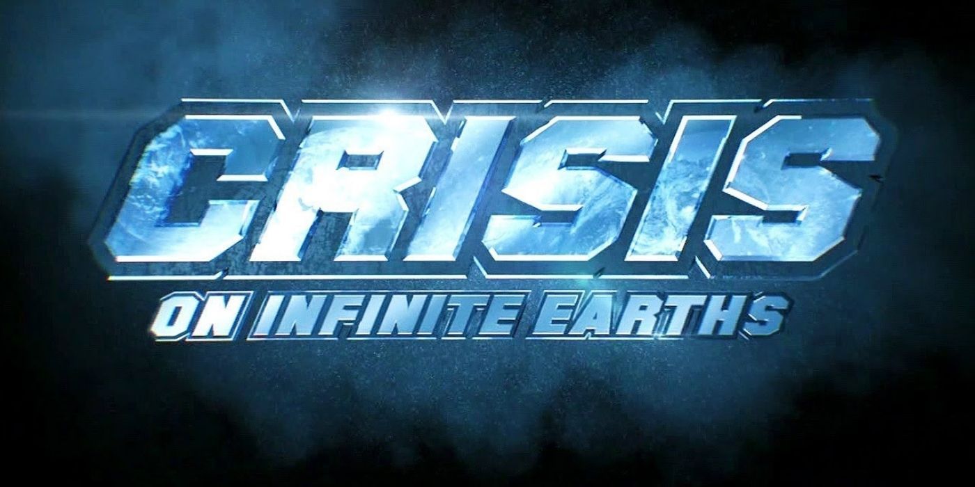 The logo for the Crisis on Infinite Earths crossover