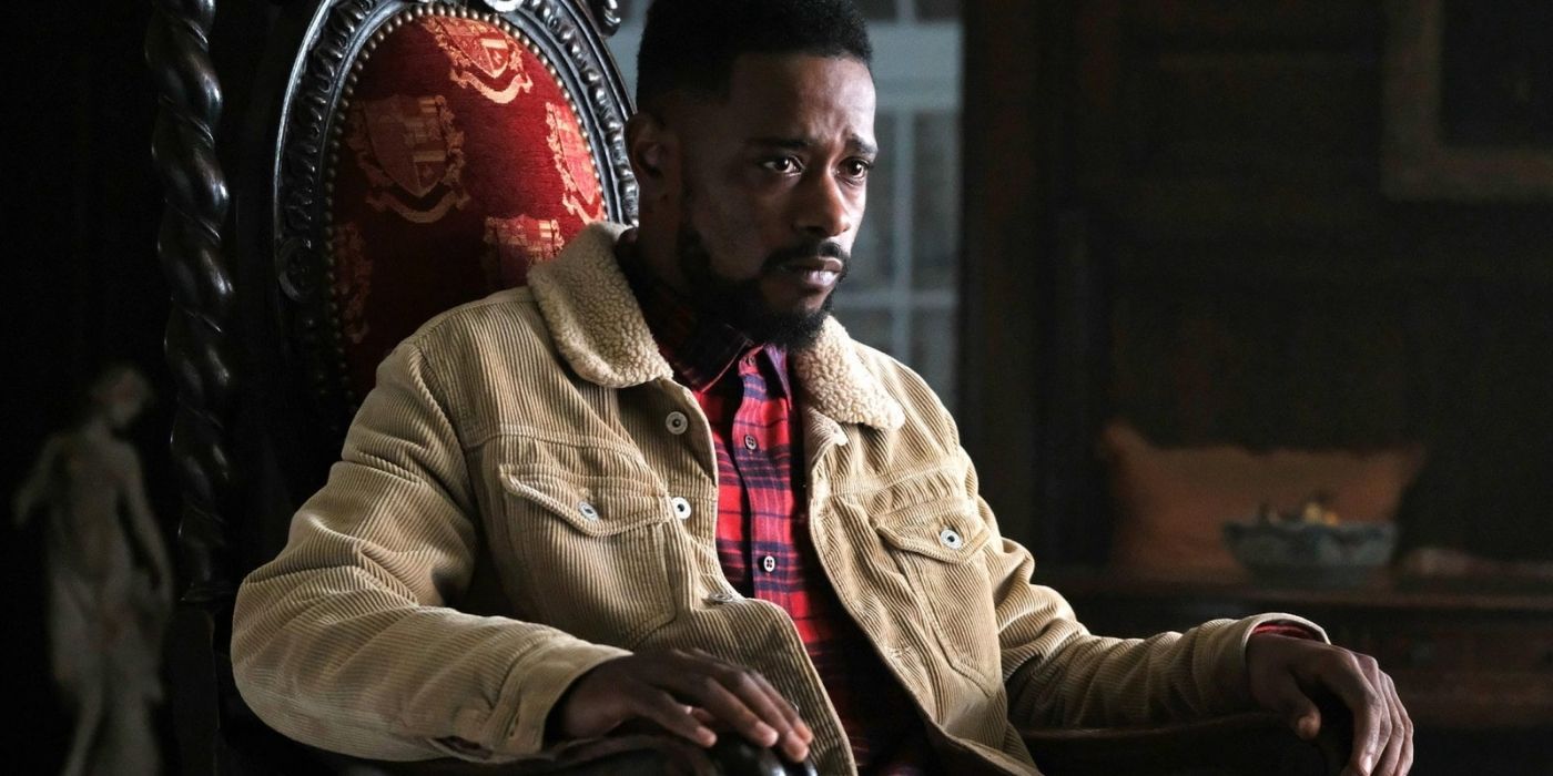 Darius (LaKeith Stanfield) sitting on a chair in Atlanta