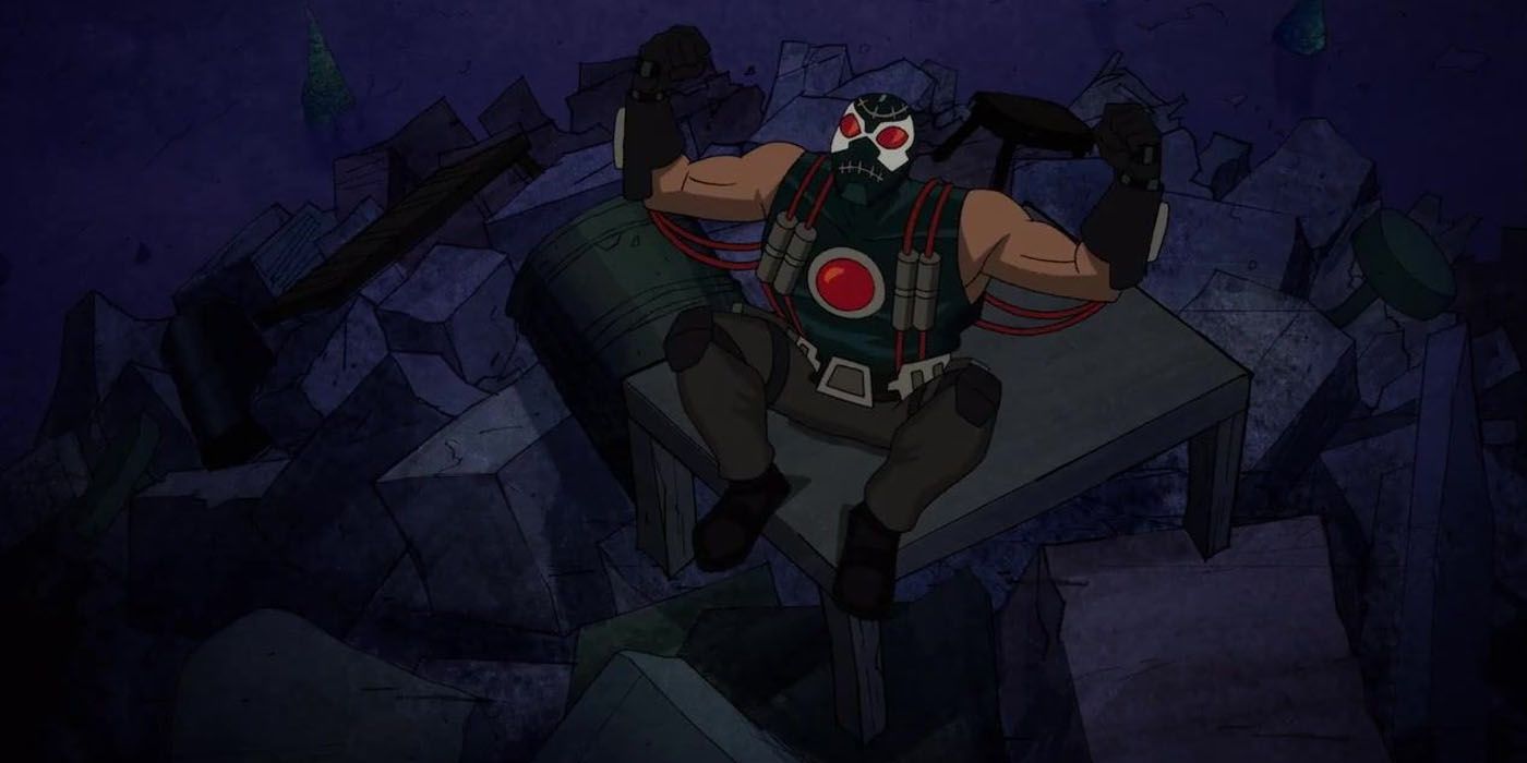 Bane at the bottom of the Pit in the Harley Quinn series