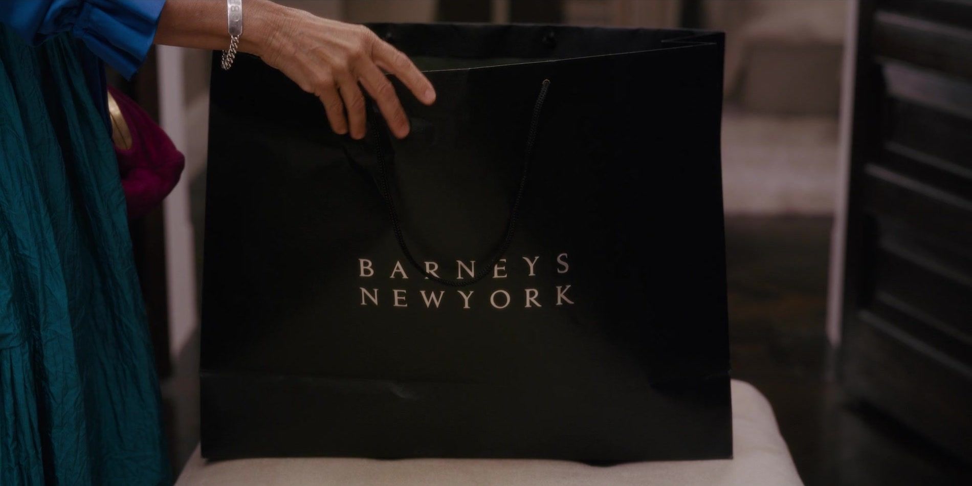 Barneys Shopping Bag in And Just Like That