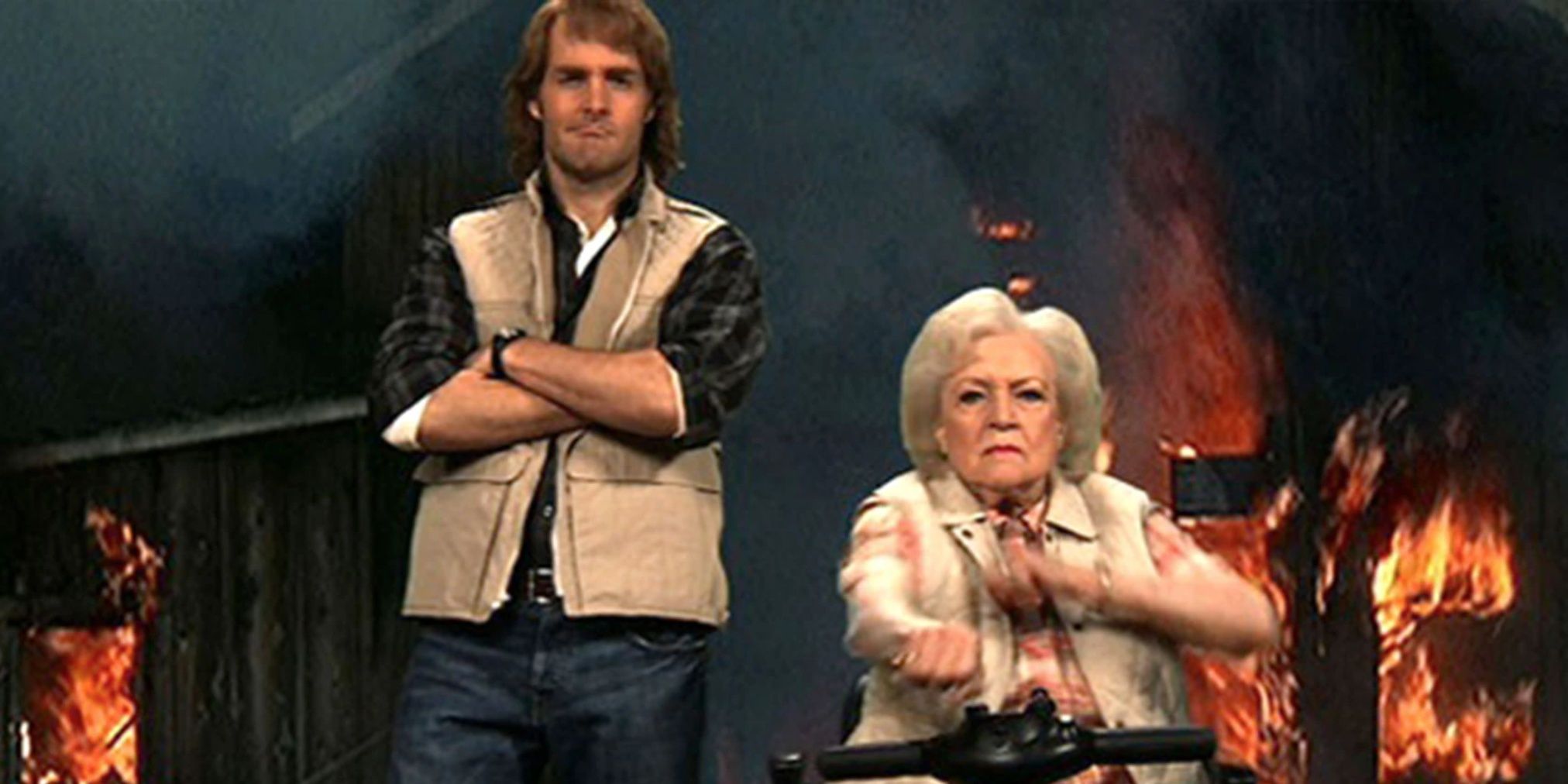 Betty White and MacGruber on SNL