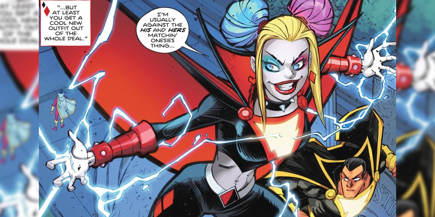 Black Adam Harley Quinn DC Comics