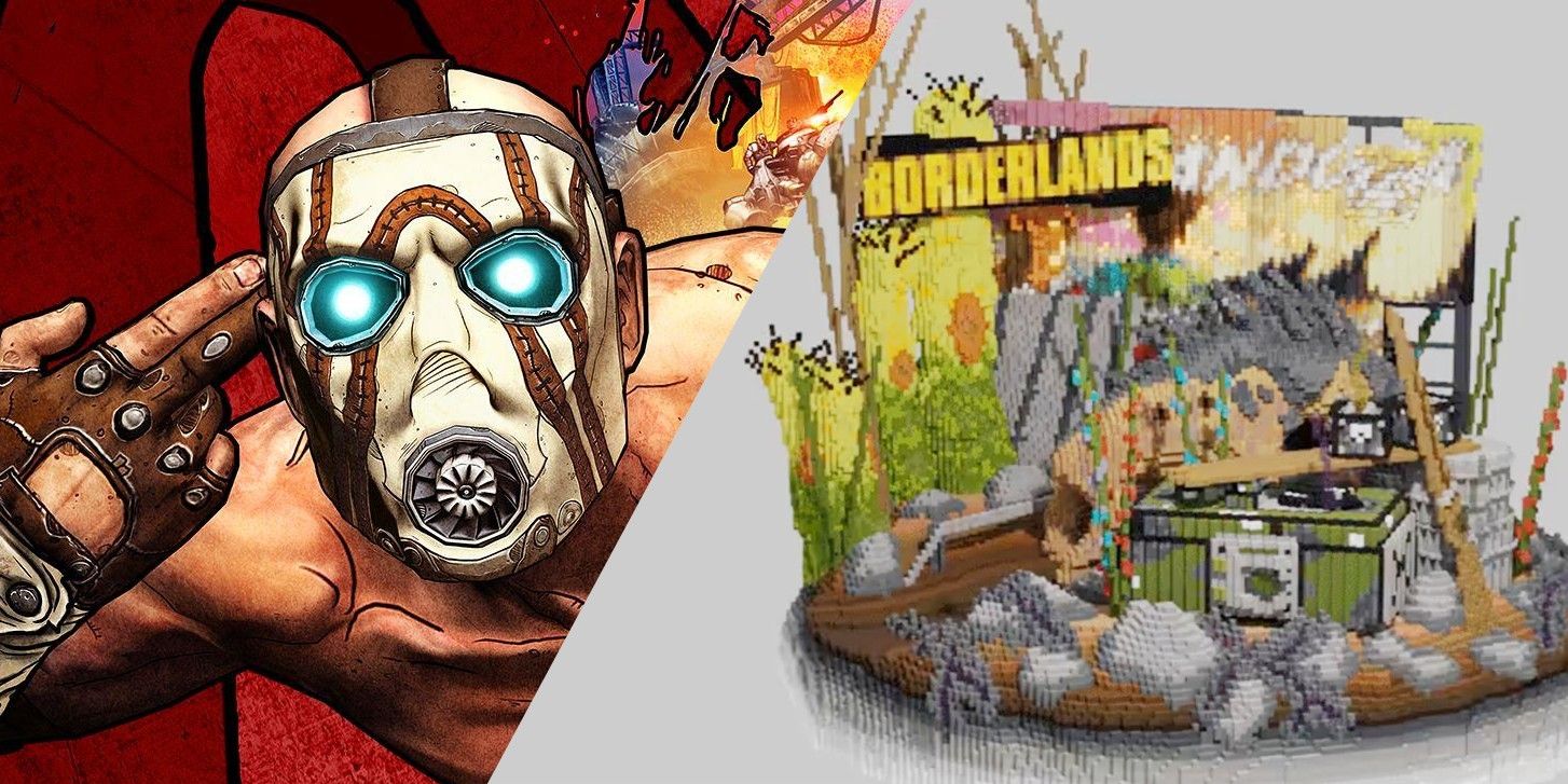 Borderlands Minecraft Intro Scene Replica