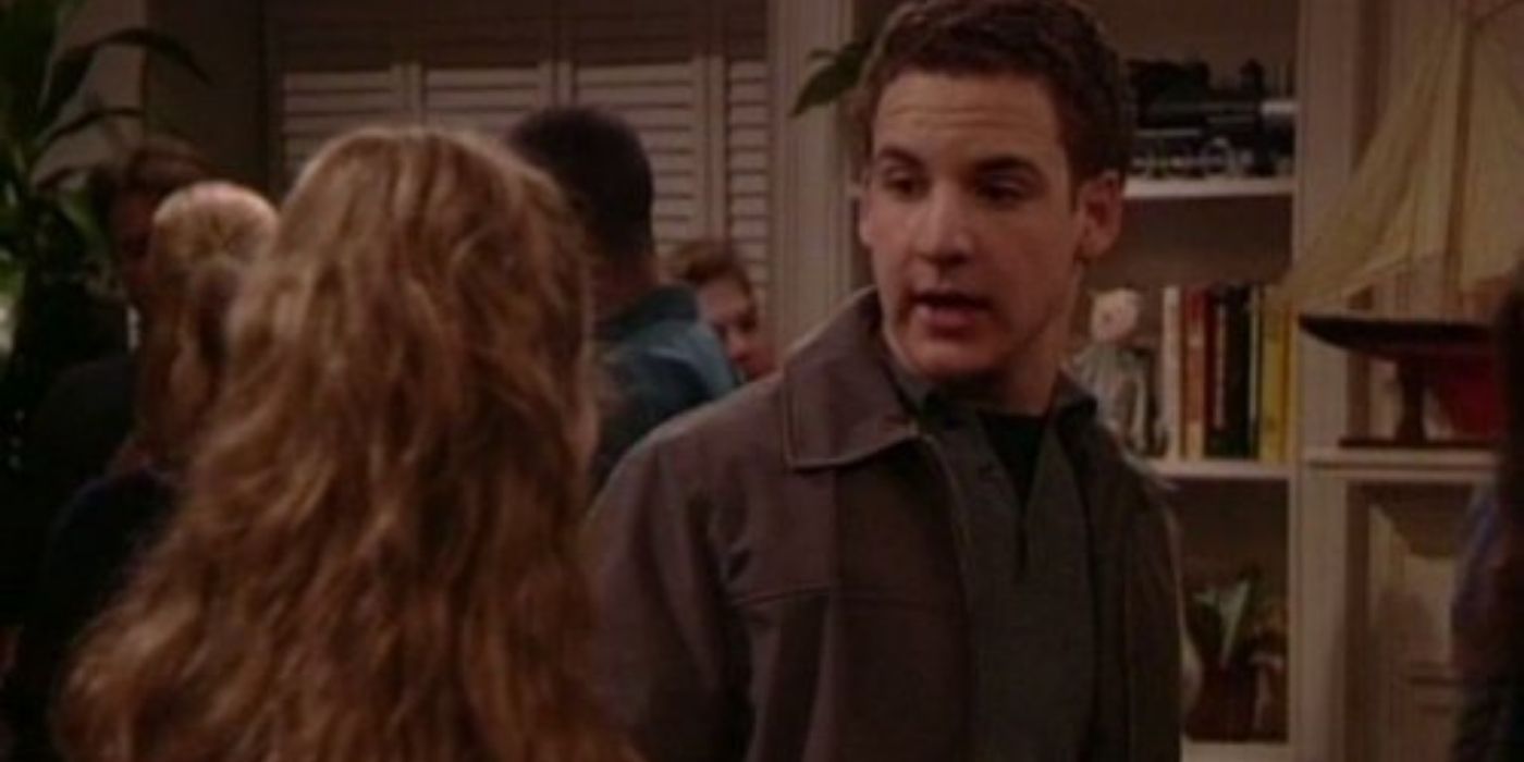 Cory looking shocked in Boy Meets World