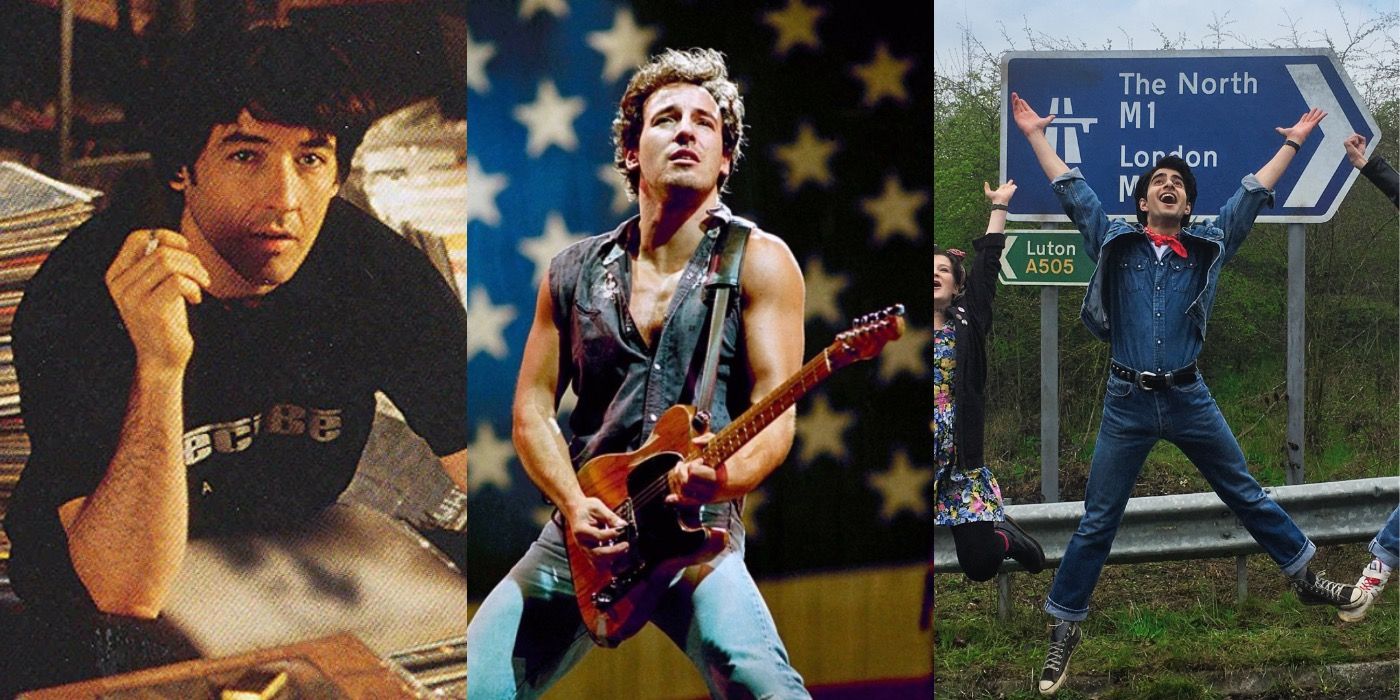 Bruce Springsteen and stills from films featuring his music