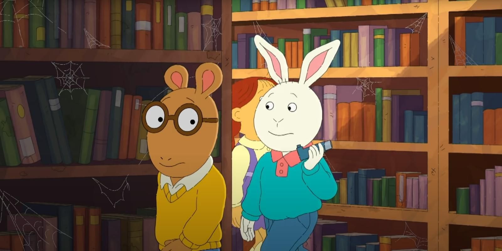 Buster Baxter takes out his inhaler in PBS Arthur