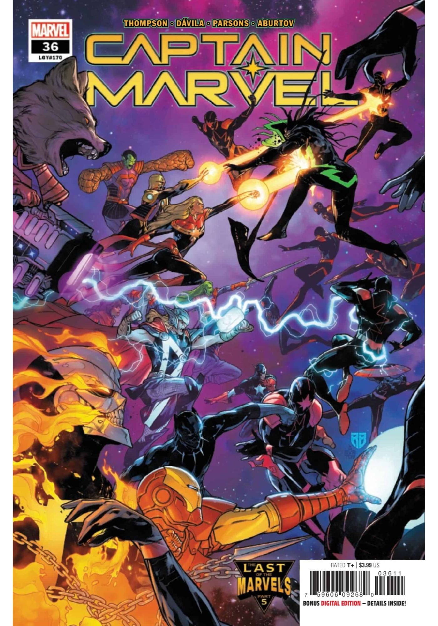 Captain Marvel Unites an Endgame-Level Team in Her New Cosmic Form