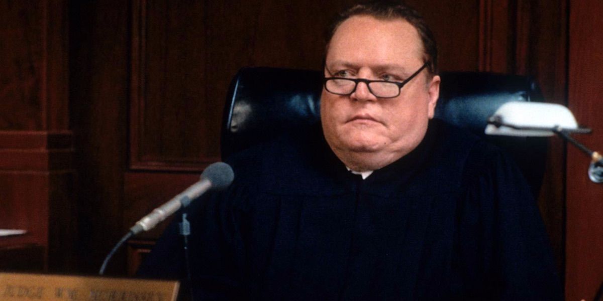 A judge looks on from The People Vs Larry Flynt 