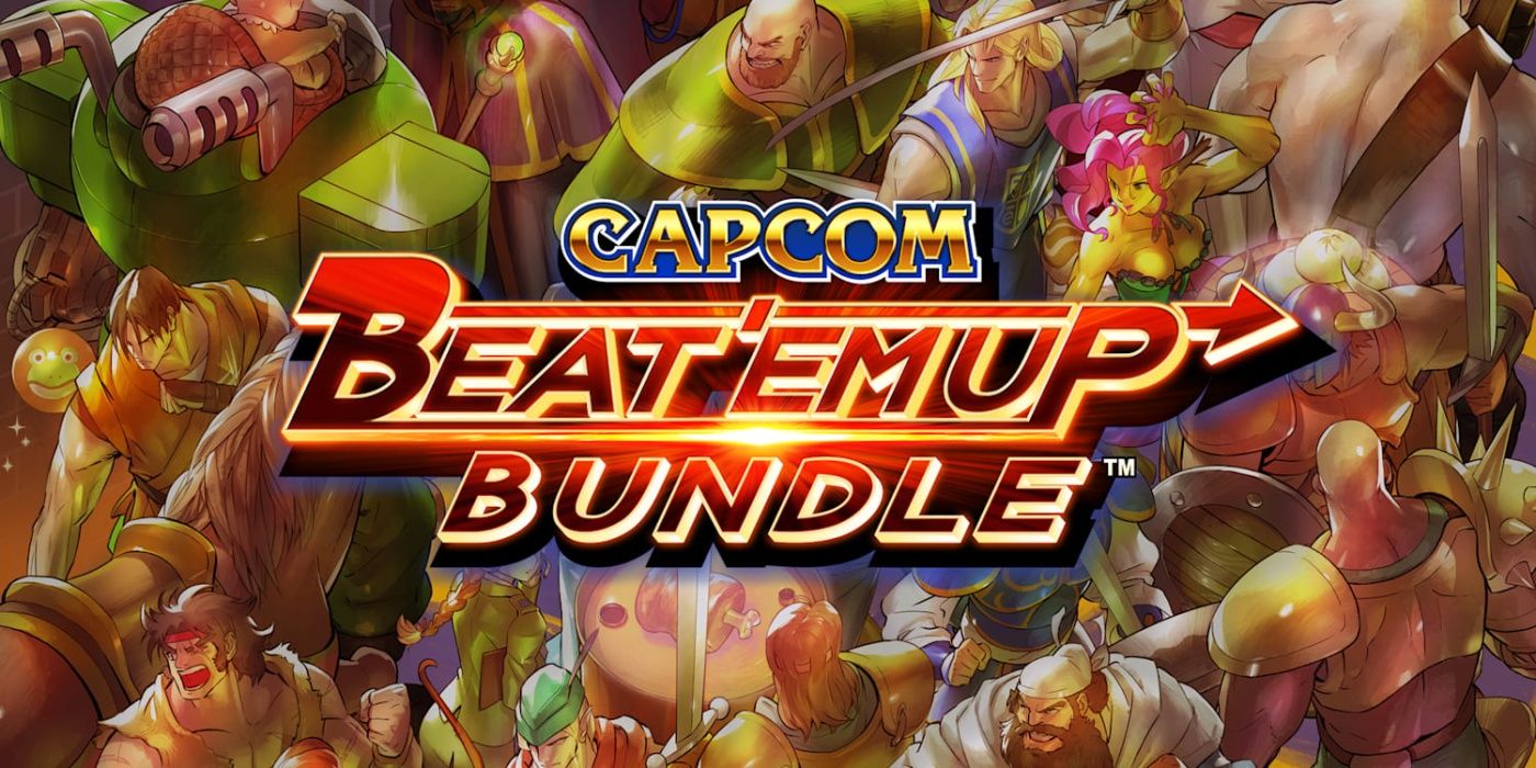 Artwork for Capcom's Beat Em Up Bundle with heroes in the Artwork