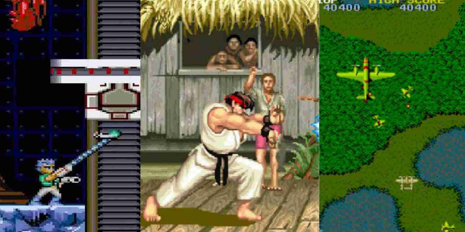 Bionic Commando, Street Fighter 2, and 1942 are all great Capcom Arcade games.