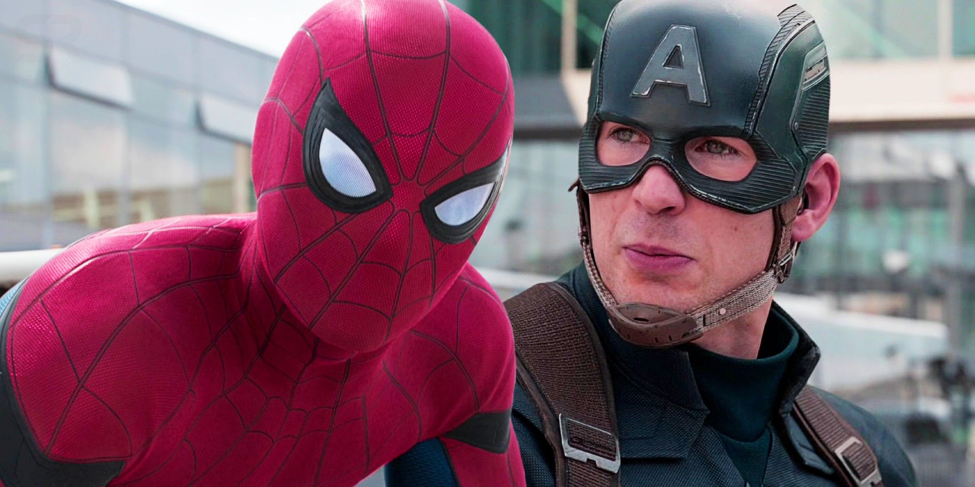 Captain America Spider-Man MCU One Interaction Civil War