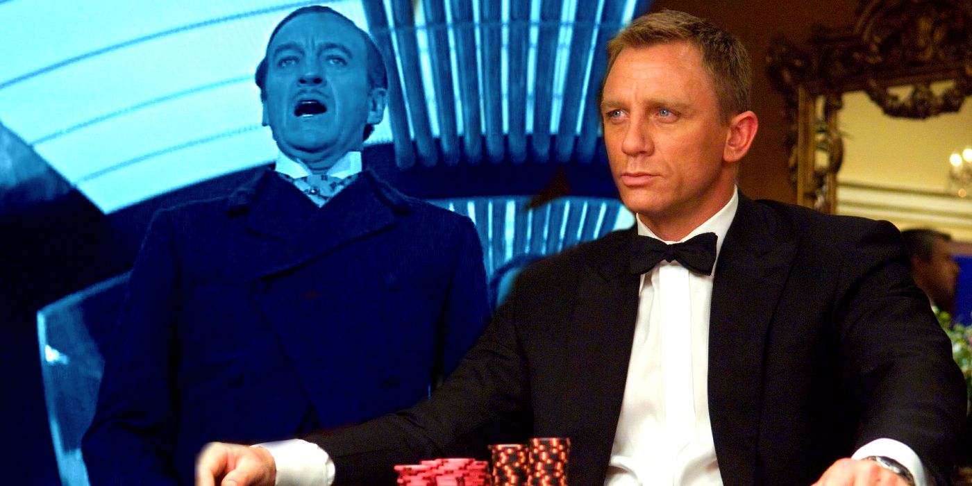 Collage of Casino Royale adaptations