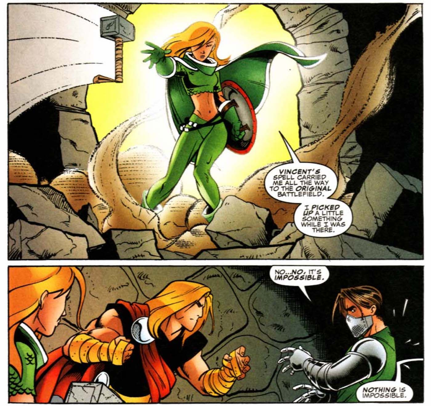 Captain America's Daughter Was Worthy of Mjolnir 20 Years Before Endgame