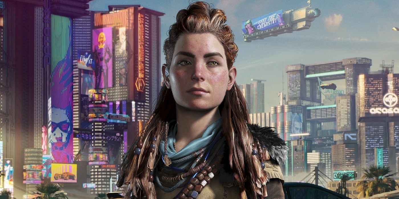 Cyberpunk 2077 persons. Элой в киберпанк 2077. Элой Horizon Zero Dawn Cyberpunk. Cyberpunk 2077 улица Найт Сити. Мили Cyberpunk 2077.