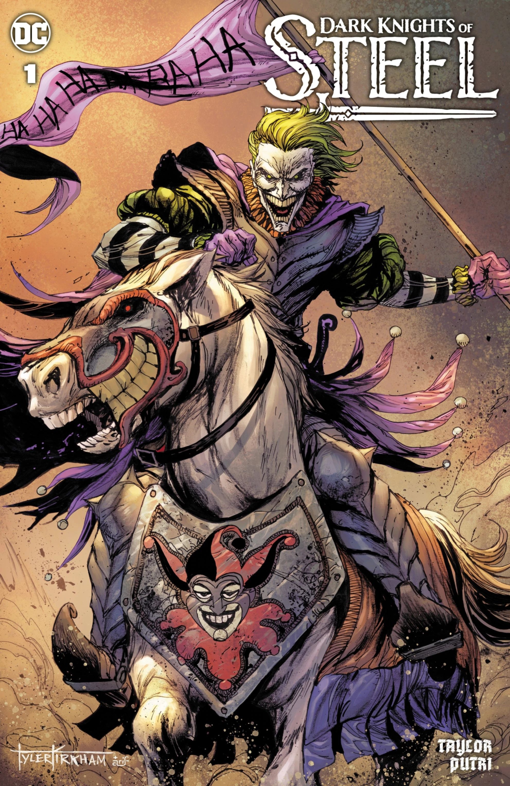 Dark Knights of Steel Joker Tyler Kirkham Cover B DC Comics