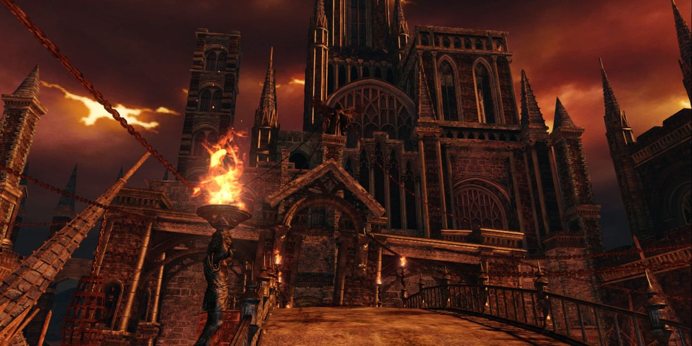 A screenshot of Iron Keep from Dark Souls 2.